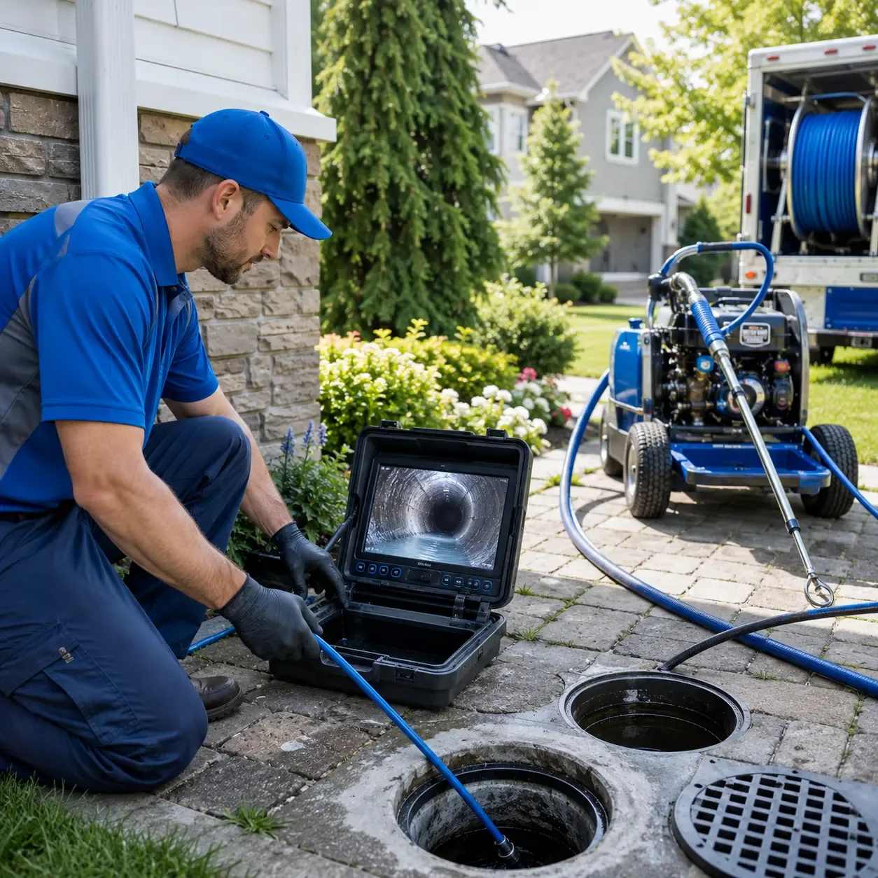 Outdoor drain cleaning professionals serving Clarkedale, AR